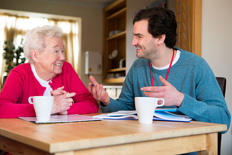 companionship for elderly woman